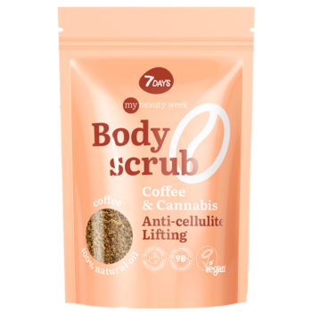 Bədən Skrabı 7 Days My Beauty Week Qəhvə Və Çətənə 250 gr