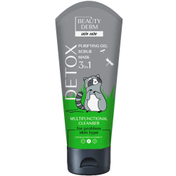 Гель-скраб для умывания Beautyderm 3 в 1 для проблемной кожи 75 мл