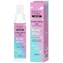 Toner Beautyderm Ready? Glow! 2-si 1-də 100 ml