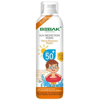 Uşaqlar Üçün Günəşdən Qoruyucu Köpük Bebak Spf 150 ml