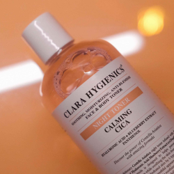 Toner Clara Hygienics Cica Sakitləşdirici Üz Və Bədən Vegan Gecə 400 ml
