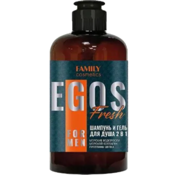 Гель-шампунь для душа для мужчин EGOS Fresh 470 мл
