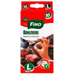 Məişət Əlcəyi Fino Birdəfəlik L 10 ədəd