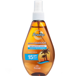 Yağ Qaralma Üçün Floresan Paradise Qavayskoe Spf 15+ 160 ml