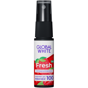 Ağız Boşluğu Üçün Sprey Global White Çiyələk 15 ml