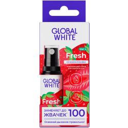 Ağız Boşluğu Üçün Sprey Global White Çiyələk 15 ml