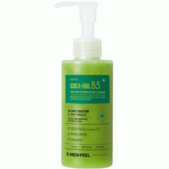 Успокаивающая пенка для лица Medi-Peel Phyto Cica-Nol B5 AHA BHA с витамином O2 150 мл
