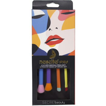 Fırça Dəsti Nascita Secret Beauty Göz Üçün 4 ədəd