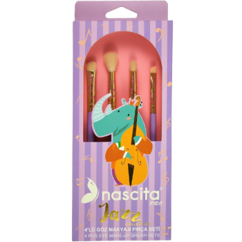Fırça Dəsti Nascita Jazz Collection Göz Üçün 4 ədəd