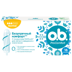 Tampon O.B. ProComfort Normal 16 ədəd
