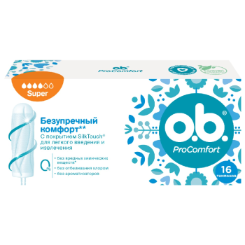 Tampon O.B. ProComfort Super 16 ədəd
