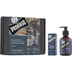 Dəst Kişilər Üçün Proraso Saqqal Baxımı Yağ Və Şampun Azur Laym