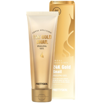 Пилинг-гель Prettyskin Total Solution 24K Золото и Улитка 150 мл