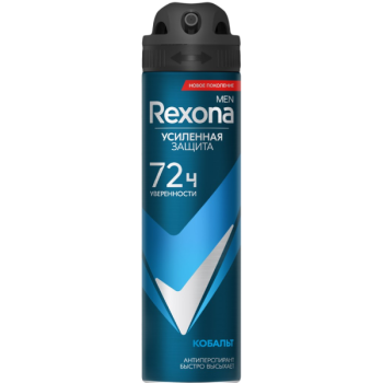 Спрей дезодорант для мужчин Rexona Cobalt 72ч 150 мл