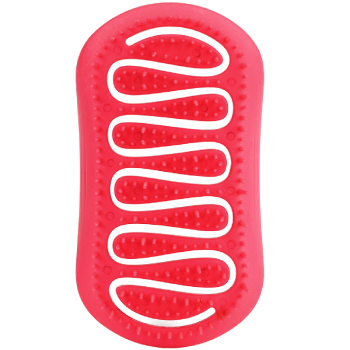 Расческа Solomeya для сухих и влажных волос с ароматом клубники, мини