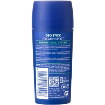 Stik Dezodorant Kişilər Üçün Tulipan Negro Sport 75 ml