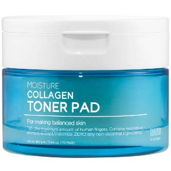 Тонеры пэды Tenzero с с увлажняющим коллагеном, 70 шт