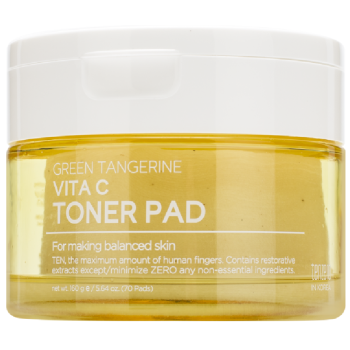 Тонеры пэды Tenzero с экстрактом зелёного мандарина Vita C, 70 шт
