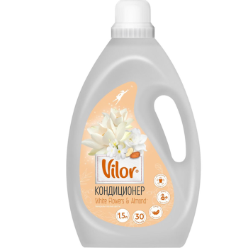 Кондиционер для белья Vilor White Flowers & Almond 1.5 л