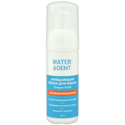 Ağız Boşluğu Üçün Köpük Waterdent Antibakterial Və Təmizləyici Tongue Fresh 50 ml